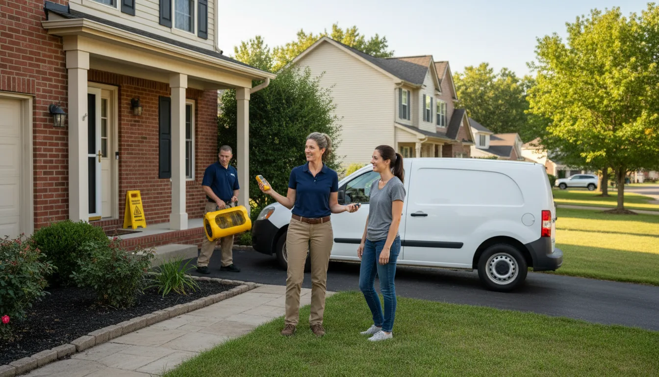 Water restoration image for Water Damage & Restoration Services in Decatur, TX